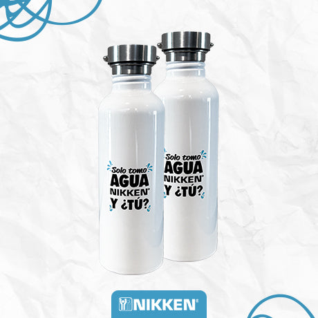 NIKKEN  2 BOTELLAS  MI BOTELLA ACERO INOXIDABLE  (SIN TECNOLOGÍAS)